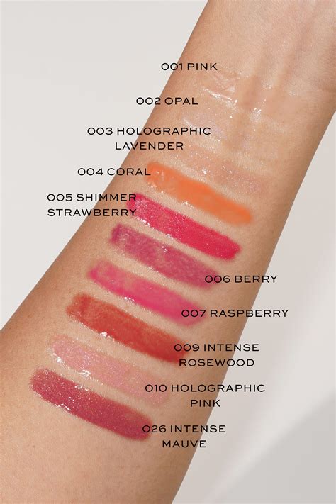 dior lip inject|Dior lip gloss color chart.